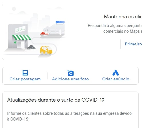 criar anúncio no google meu negócio