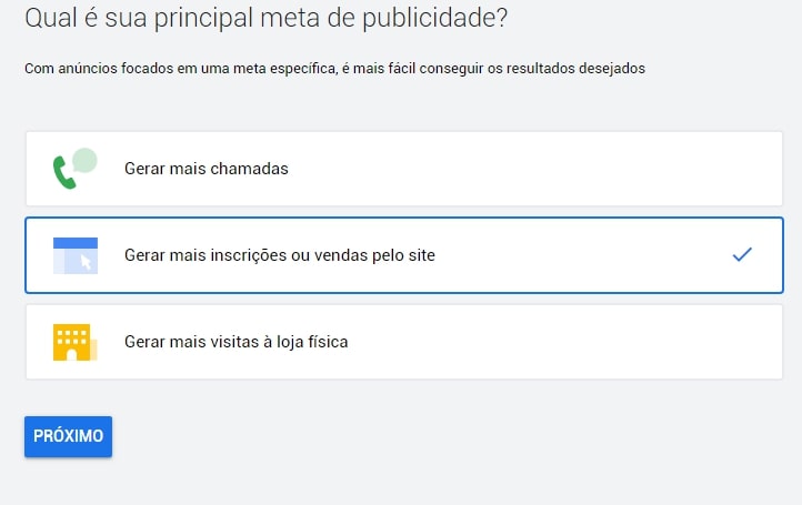 Campanha inteligente google ads